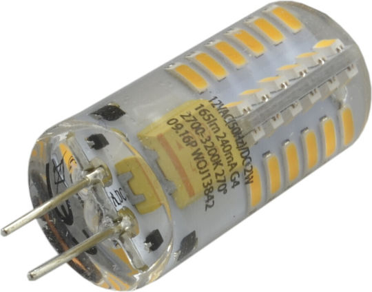 Spectrum Λάμπα LED 2W για Ντουί G4 Θερμό Λευκό