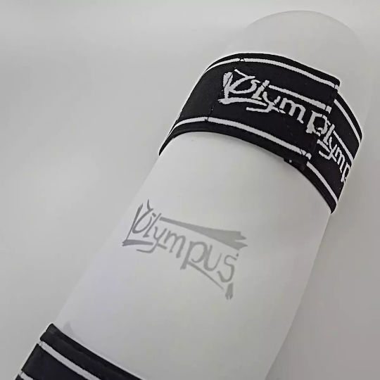 Olympus Sport Comfort Pu Carbon Fibers Shin Guards Adults White