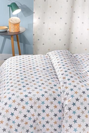 Guy Laroche Bettwäsche-Set Einzel Baumwolle Cosmos Sky 165x250cm 3Stück