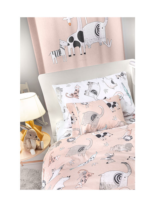 Guy Laroche Zootopia Set Baby Bettlaken Für Krippe Baumwolle Kamee Orange 115x170cm 3Stück