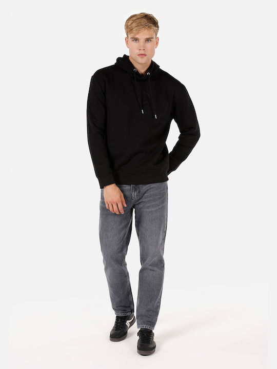 Sweatshirt with Hood Black