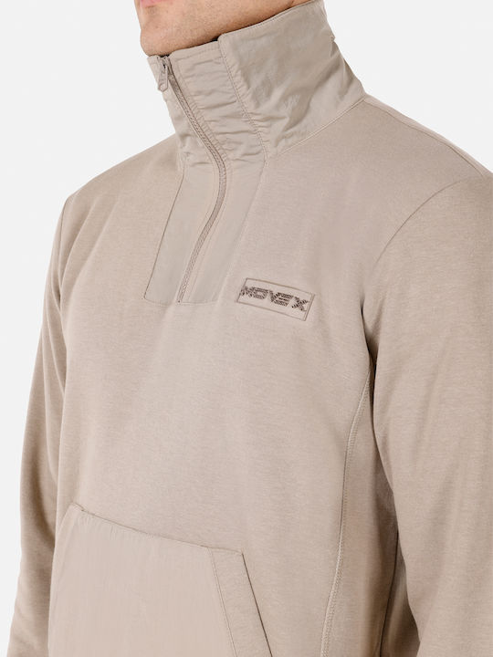 Sweatshirt Beige with Hood