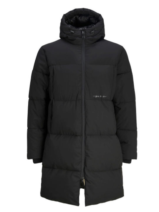 Winter Jacke Puffer Winddicht Black