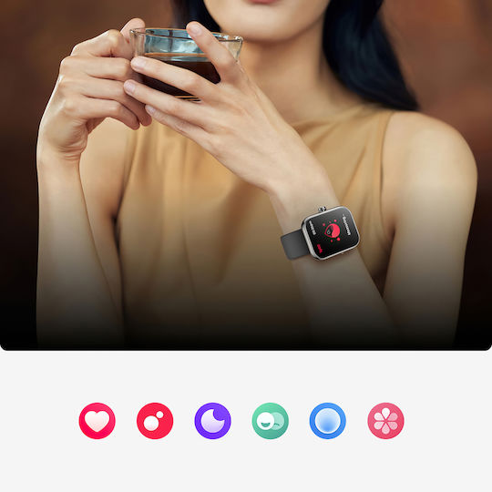 Joyroom JR-FT5 Plus Smartwatch mit Pulsmesser (Schwarz)