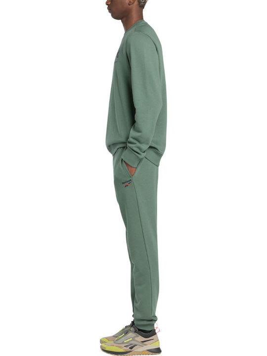 Identity Pantaloni de trening cu Elastic Green