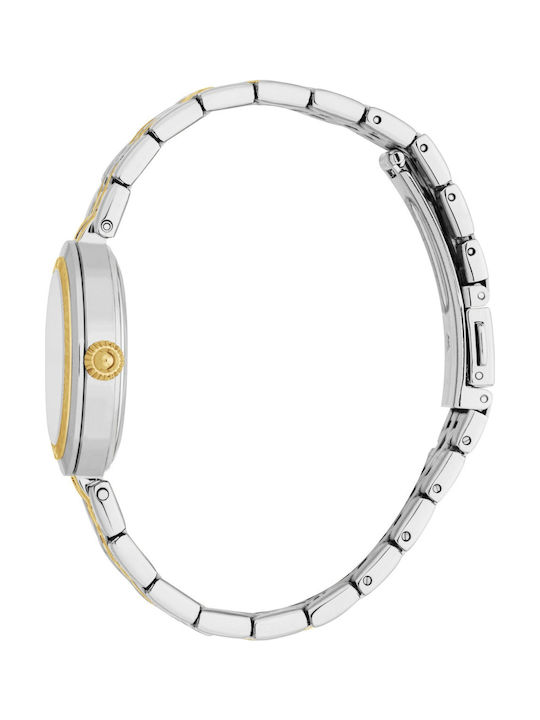 Just Cavalli Animalier Damen Uhr mit Silber Metallarmband