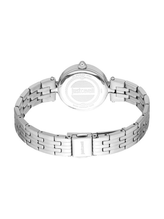 Just Cavalli Watch with Silver Metal Bracelet