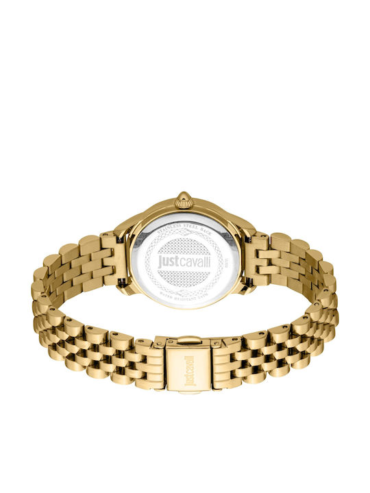 Just Cavalli Animalier Ρολόι Μπαταρίας με Μεταλλικό Μπρασελέ Just Cavalli Animalier Ρολόι Μπαταρίας με Μεταλλικό Μπρασελέ