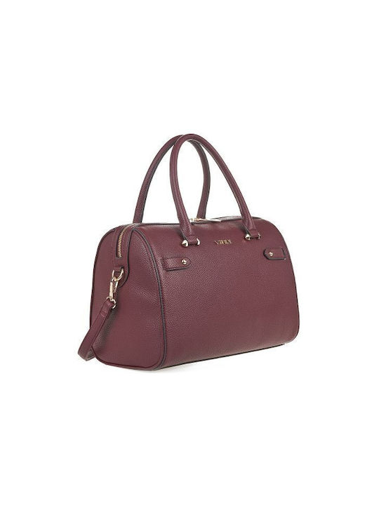 Verde Women's Bag Shoulder Burgundy