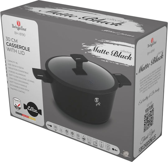 Berlinger Haus Matte Black Collection Βαθιά Κατσαρόλα από Αλουμίνιο 8lt / 30cm Berlinger Haus Matte Black Collection Βαθιά Κατσαρόλα από Αλουμίνιο 8lt / 30cm