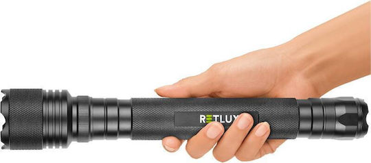 Retlux Lanternă LED IP44 cu Luminozitate Maximă 350lm Negru