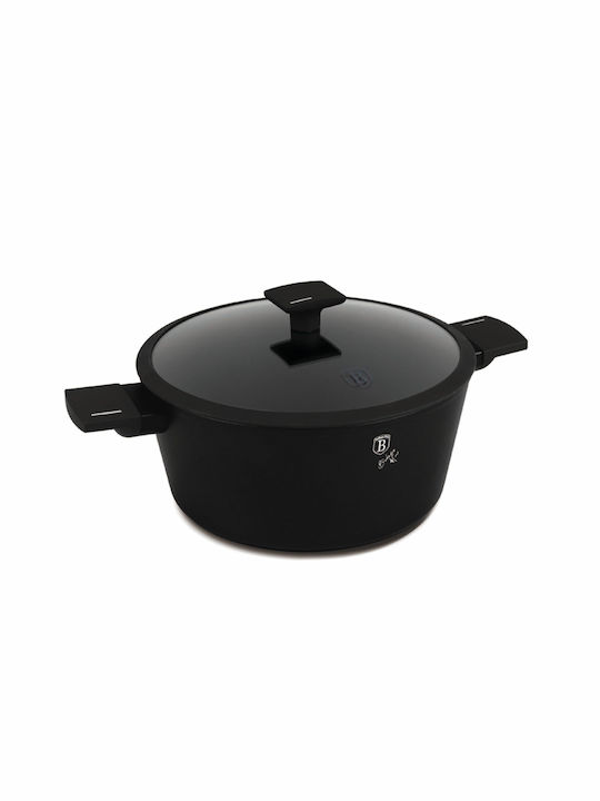 Berlinger Haus Matte Black Collection Deep Pot made of Aluminum 8lt / 30cm