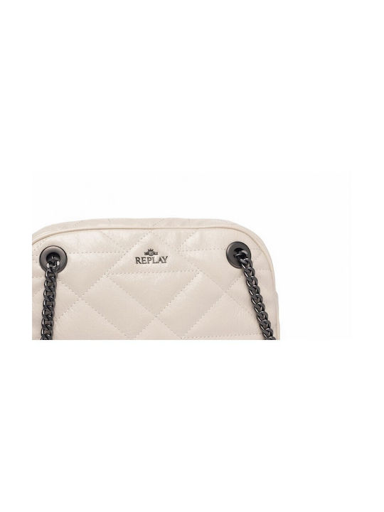 Replay Women's Bag Shoulder Beige