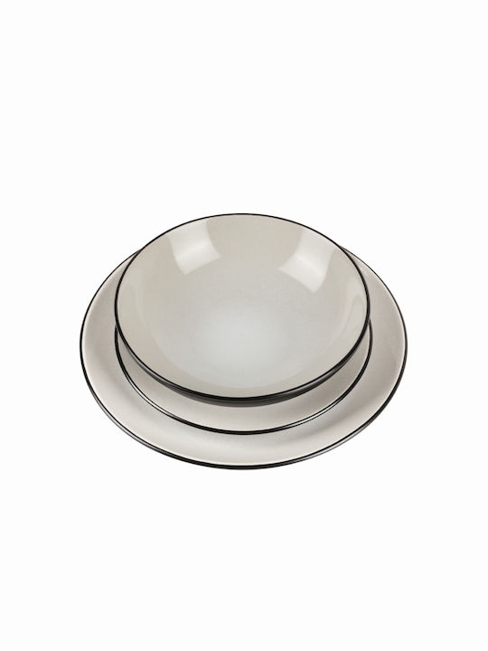 Berlinger Haus White Ceramic Dinnerware Set 18pcs