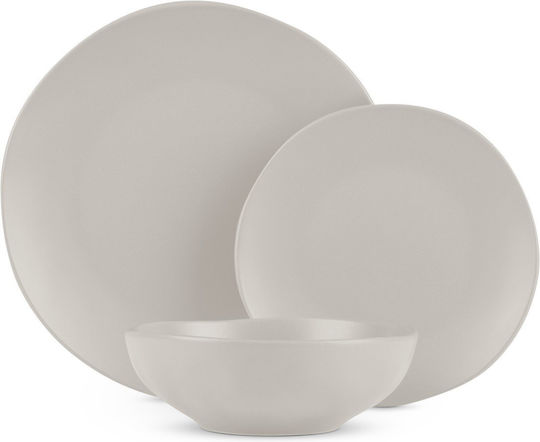 Berlinger Haus White Ceramic Dinnerware Set 18pcs