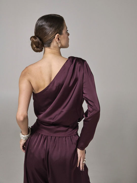 Women's Blouse Purple