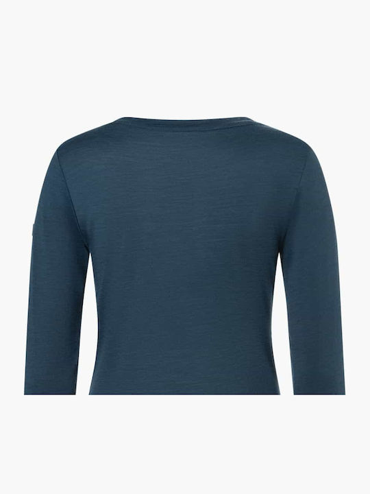 Damenbluse Langärmelig Blau