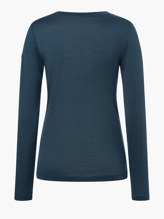 Damenbluse Langärmelig Blau