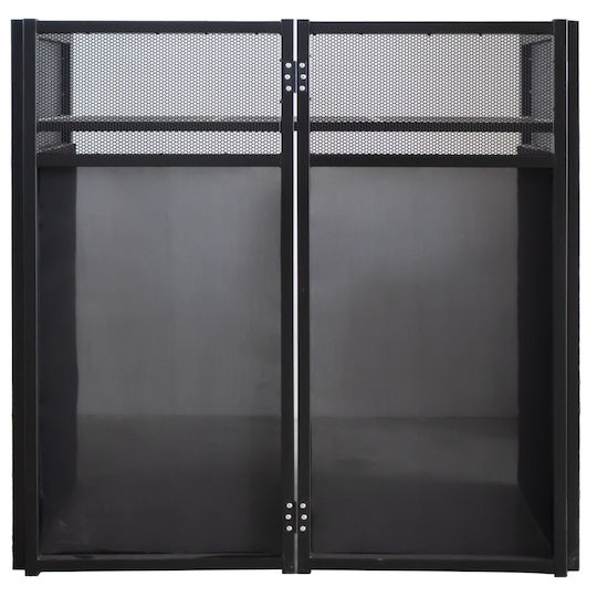 ZZiPP με 1 Ράφια Μαύρο 110x112x52cm