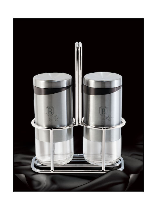 Berlinger Haus Silver Jewellery Collection Σετ Αλατοπίπερο Inox Стилус 2бр