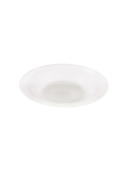 Aria Eaton Porcelain Soup Plate White 24cm