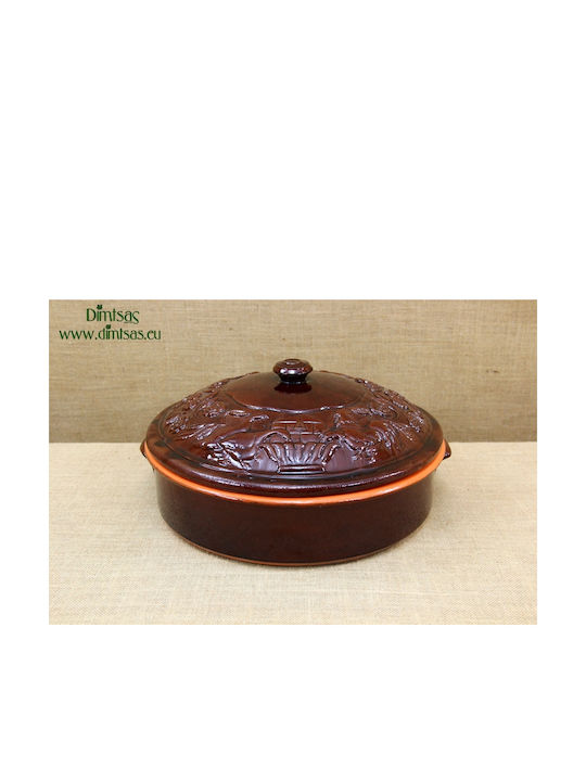 Γάστρα Στρογγυλή Κεραμική 41.3x41.3cm 10lt