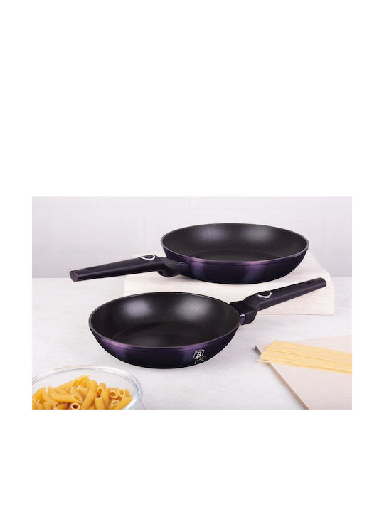 Berlinger Haus Pans Set of Aluminum with Stone Coating Purple Eclipse 2pcs
