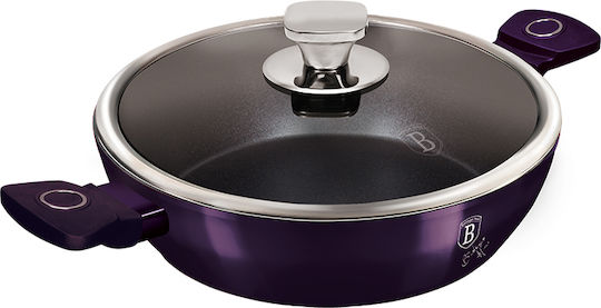 Berlinger Haus Purple Eclipse Collection Flacher Topf aus Aluminium 2.3Es / 24cm