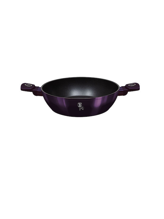 Berlinger Haus Purple Eclipse Collection Shallow Pot made of Aluminum 2.3lt / 24cm