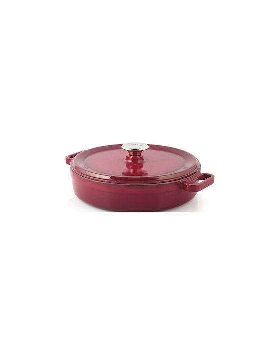 Silver Cookware Ρηχή Κατσαρόλα από Μαντέμι 2.5lt / 24cm
