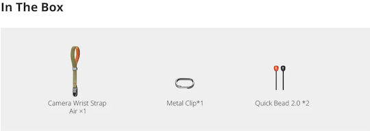 Pgytech Camera Wrist Strap Air Deep Gray