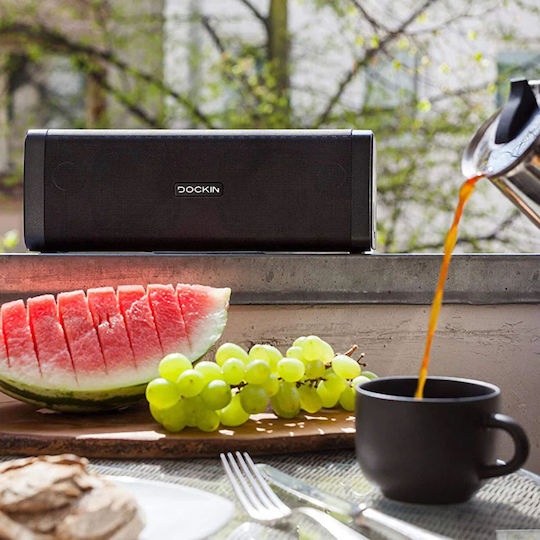 Dockin D Fine Bluetooth Speaker 50W with Battery Life up to 10 hours Gray