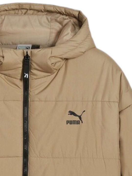 Geci Bărbați Puffer Bej