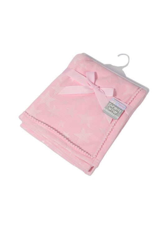 Soft Touch Blanket Nursery Swaddling Blankets Pink Pink 75x90cm