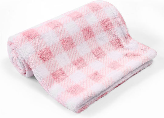 Mother's Choice Pătură Pepinieră Swaddling pături Fleece Roz Pink 76x102cm