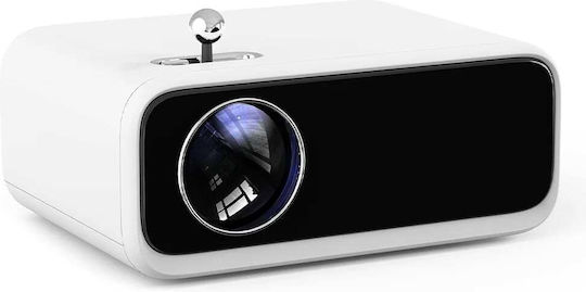 Xiaomi Wanbo Mini Pro Portable Mini Projector HD Λάμπας LED με Wi-Fi και Ενσωματωμένα Ηχεία Λευκός