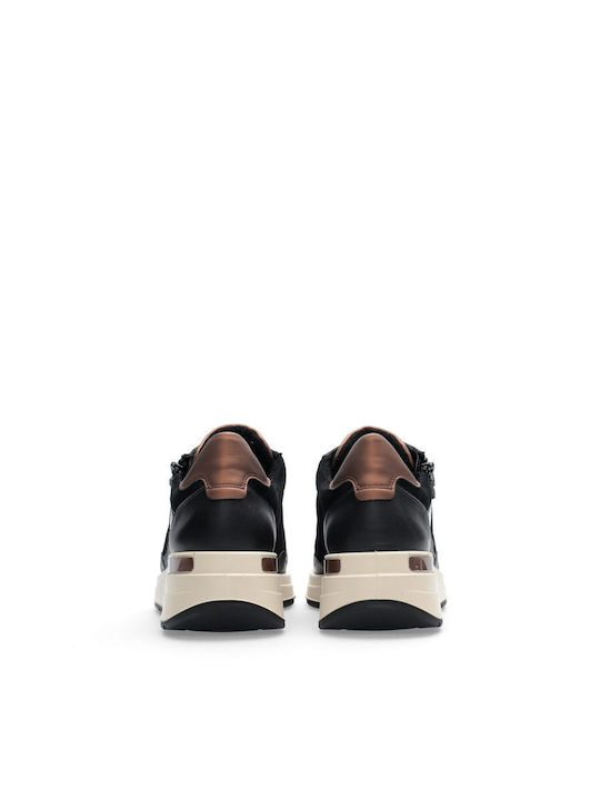 Damen Sneakers Black-Bronze