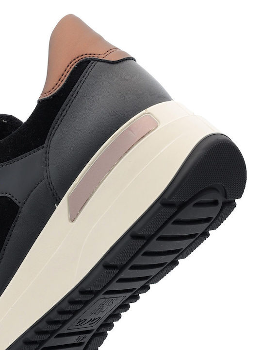 Damen Sneakers Black-Bronze