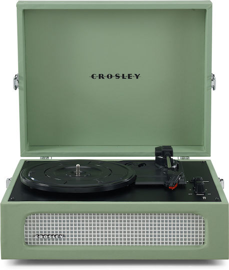 Crosley Voyager SF0005RP-SA1 Koffer Plattenspieler mit Eingebaute Lautsprecher Sage
