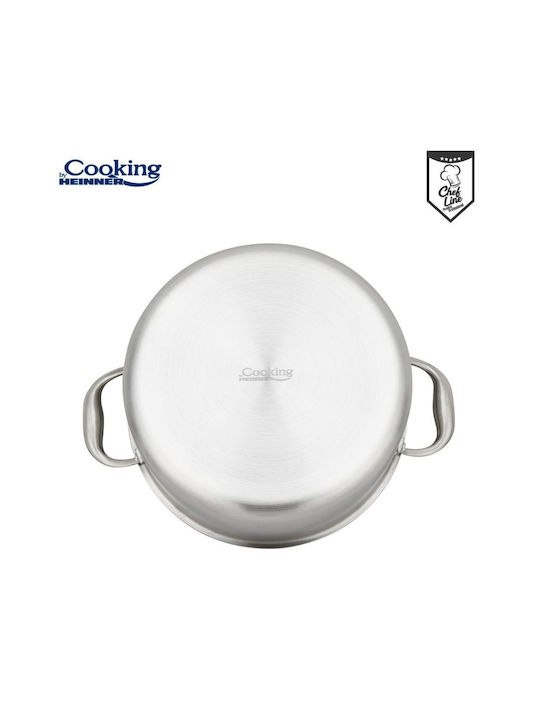Heinner Titanium3 Βαθιά Ανοξείδωτη Κατσαρόλα 7lt / 28cm