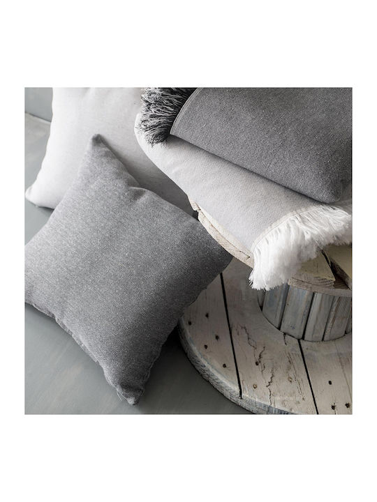 Rythmos Miller Sofa Throw 2 Seater 2 Sides Jacquard 180x240cm 02 Gray