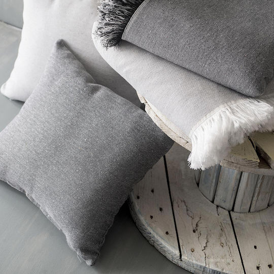 Rythmos Miller Decken & Couchdecken Viersitzer-Sofa Überwurf Zwei Seiten Jacquard 180x330cm 01 Silber
