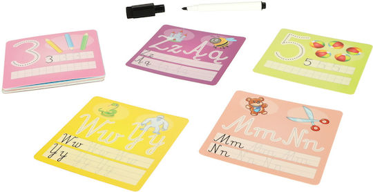 ikonka Educational Game Letters & Numbers for 5+ years Years Old