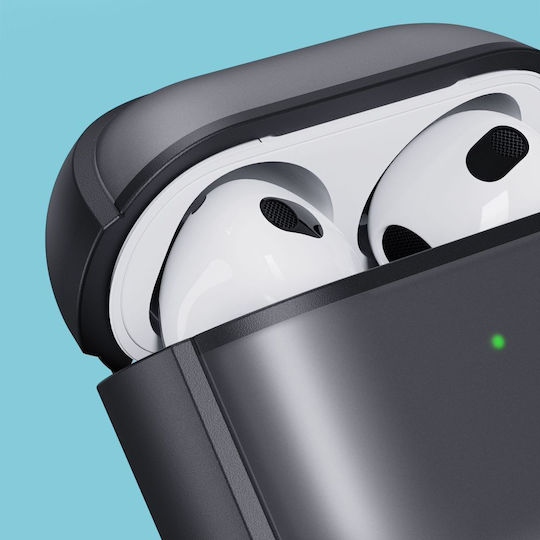 Tech-Protect MagMat Силиконов / Пластмасов Калъф с Кука в Черен Цвят за Apple AirPods 4 / 5