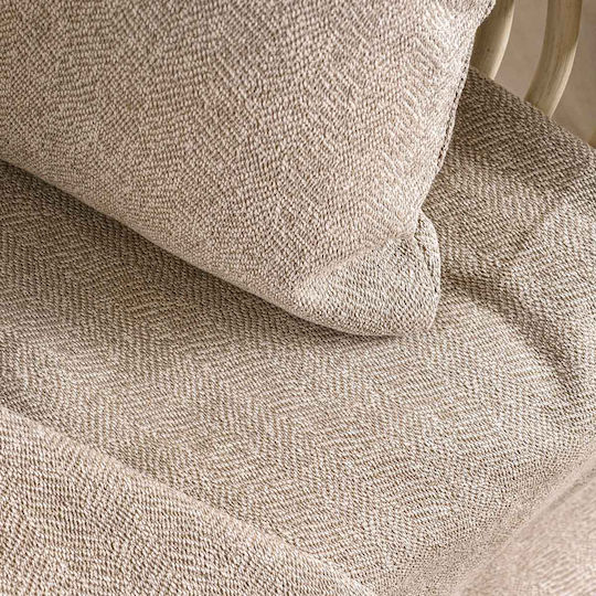 Rythmos Cuvertură Pentru Canapea 4 Locuri Jacquard 180x330 cm Bej