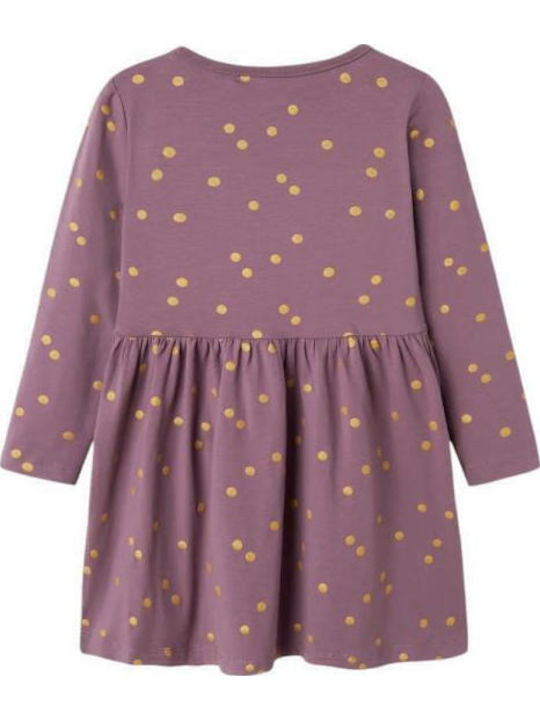 Kinderkleid Langärmelig Purple