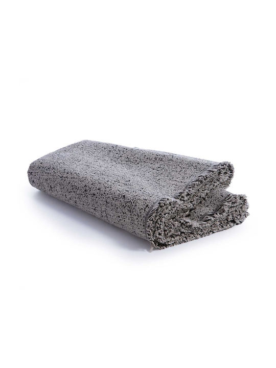 Nef-Nef Homeware Alamo Ριχτάρι Πολυθρόνας Ζακάρ 170x180εκ. Grey