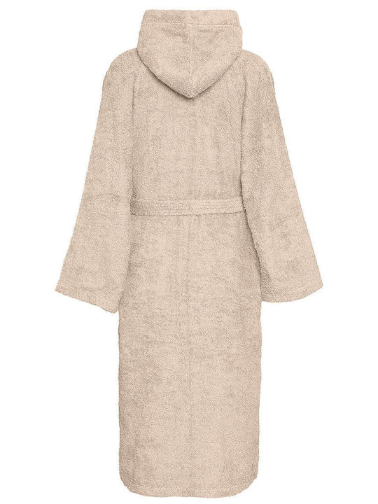 Madi Bathrobe with Hood Champagne, Beige Madi Bathrobe with Hood Champagne, Beige