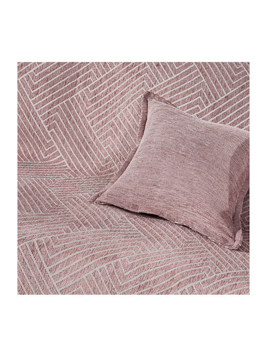 Guy Laroche Three-Seater Sofa Throw Goya 180x300cm Old Pink