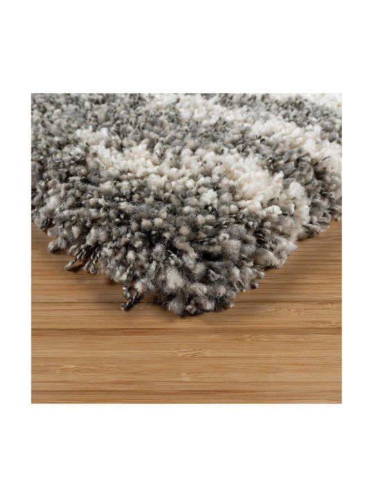 Saray Home Χαλί Ορθογώνιο Shaggy Μπεζ-γκρι 160x220cm
